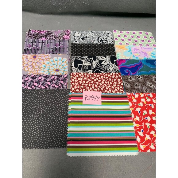 35 Pieces Precut 5" Cotton Quilting Fabric Squares - Sweet Remembrance Dawn Char - Picture 12 of 12